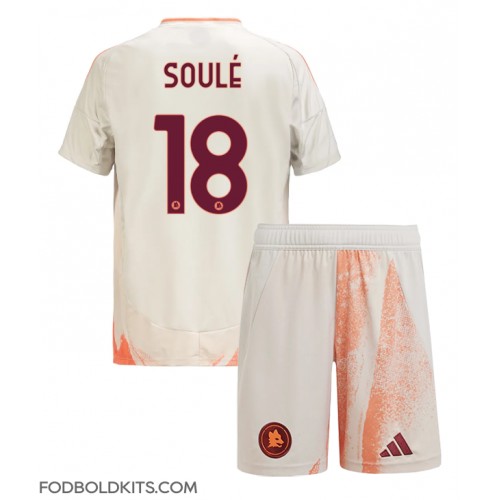 AS Roma Matias Soule #18 Udebanesæt Børn 2024-25 Kortærmet (+ Korte bukser)